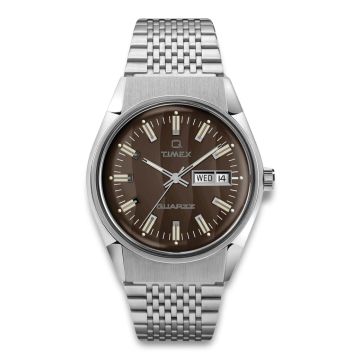 TIMEX Q Falcon Eye i stål med lænke