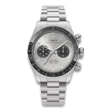 TIMEX Waterbury Heritage i stål med lænke