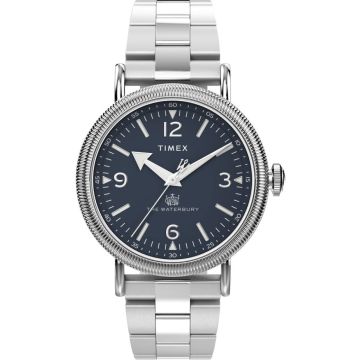TIMEX Waterbury Coin Edge med lænke Ø40
