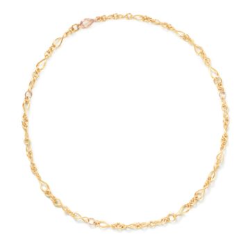 OLE LYNGGAARD COPENHAGEN Love halskæde i 18 kt rød og rosaguld