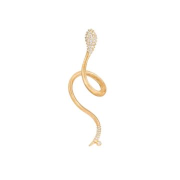OLE LYNGGAARD COPENHAGEN Snakes ørering i 18 kt guld med brillanter - 1 stk