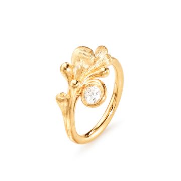OLE LYNGGAARD COPENHAGEN BoHo 18 kt. guld ring med diamant