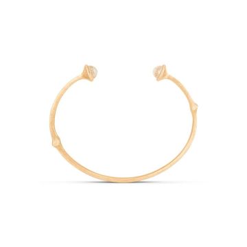 OLE LYNGGAARD COPENHAGEN Nature 18 kt. guld armring med rutilkvarts