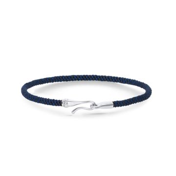 OLE LYNGGAARD COPENHAGEN Life armbånd i midnight med 18 kt .hvidguld krog