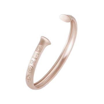 OLE LYNGGAARD COPENHAGEN Julius armring i 18 kt hvidguld