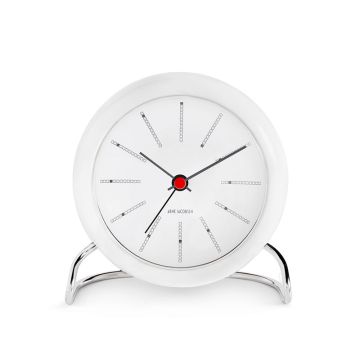 Arne Jacobsen Bankers bordur i hvid med alarm