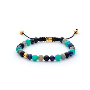 Alexander Lynggaard Color Up armbånd Amsterdam Braided 6mm - Justerbar