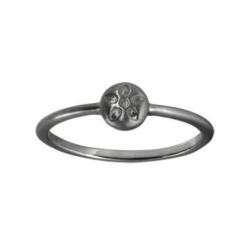 ByBiehl Signature ring sort sølv