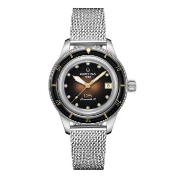 Certina DS PH200M Lady dameur i stål med meshlænke