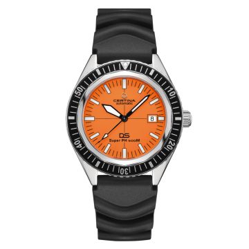 CERTINA DS SUPER PH500M dykkerur med sort gummirem, special edition