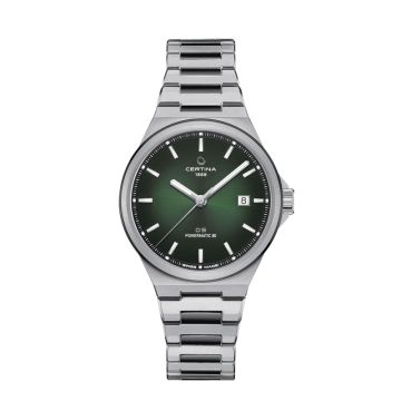 Certina DS 7 Automatic Powermatic 80 herreur i stål med stållænke