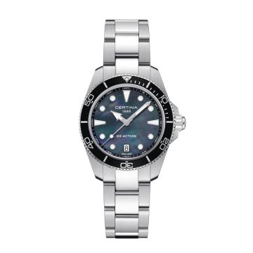 Certina DS Action Lady dameur med perlemorsskive Ø34