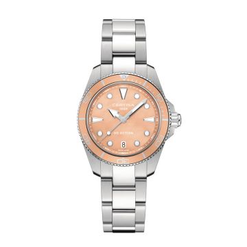 Certina DS Action Lady dameur i stål med ferskenfarvet skive Ø34