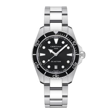 Certina DS Action herreur i stål med lænke Ø40