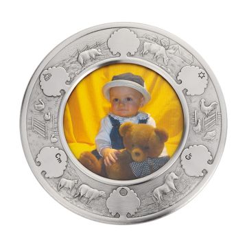 Dåbsramme Bondegård - fortinnet - Ø18