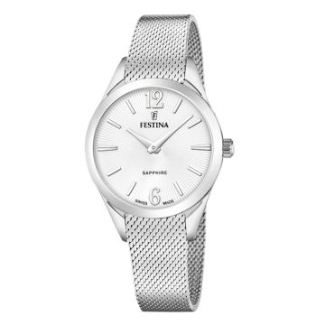 Festina Swiss Made Grace dameur med meshlænke - Ø32