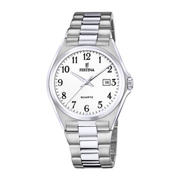 Festina Classic herreur i stål med arabertal