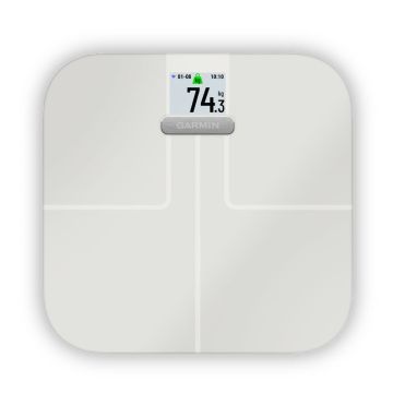 Garmin Index™ S2 Smart Scale badevægt i hvid