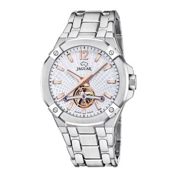 Jaguar Automatic Balancier herreur i stål med lys skive