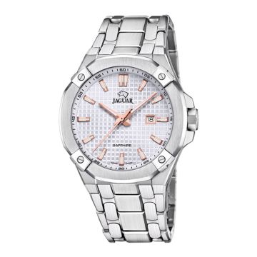Jaguar Executive herreur med stållænke og lys grå skive
