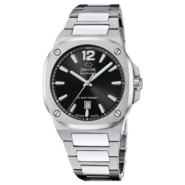 Jaguar RondCarré herreur med stållænke og sort skive