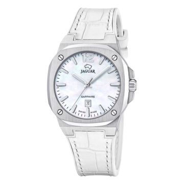 Jaguar RondCarré dameur i stål med perlemor skive