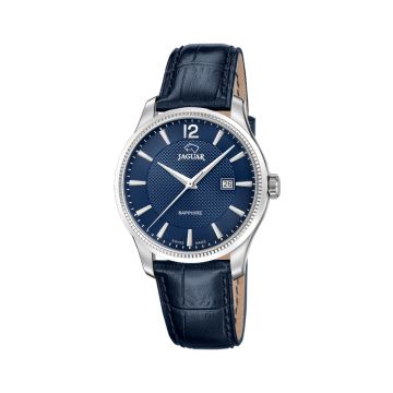 Jaguar Acamar Classic herreur i stål med blå rem - Ø40