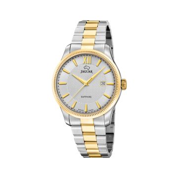 Jaguar Acamar Classic herreur i tofarvet stål med lænke - Ø40