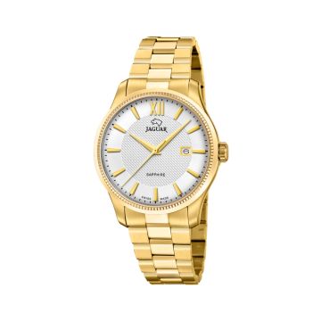 Jaguar Acamar Classic herreur i guldfarvet med lænke - Ø40