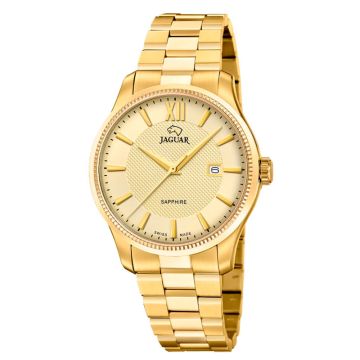 Jaguar Acamar herreur i guldfarvet med lænke - Ø40