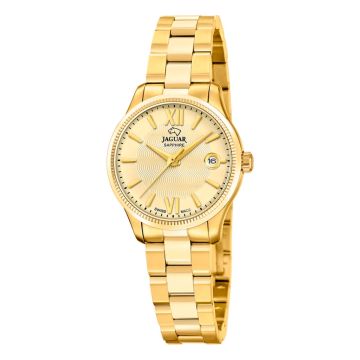 Jaguar Acamar dameur i guldfarvet med lænke - Ø29