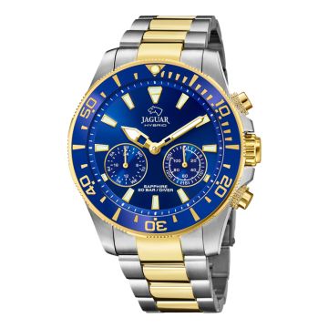 Jaguar Hybrid Diver herreur i tofarvet med chronograf og lænke