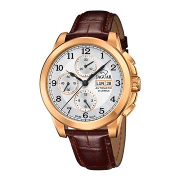 Jaguar Herreur Aut Valjoux Eta 7750, Grå skive, Dbl