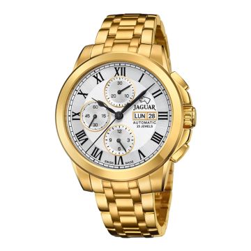 Jaguar Herreur Aut Valjoux Eta 7750, Grå skive, Dbl