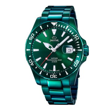 Jaguar Herreur Executive Diver, grøn lænke, Grøn skive, IP