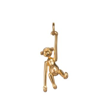 Kay Bojesen Abe vedhæng i forgyldt - uden kæde