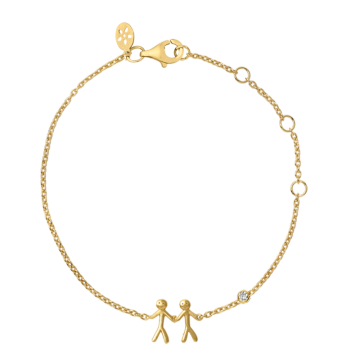 ByBiehl My Love together 2 armbånd i forgyldt