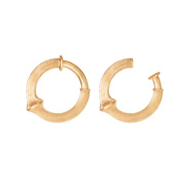 OLE LYNGGAARD COPENHAGEN Nature 18 kt. guld øreclips, lille - Ø21