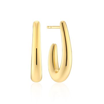 Sif Jakobs Goccia Pianura Parvus øreringe i forgyldt