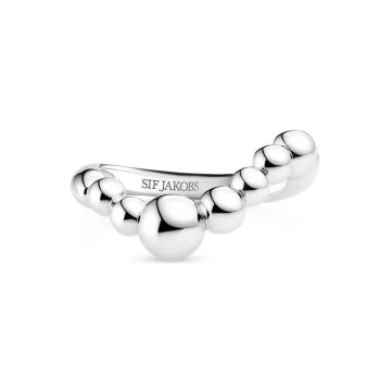 Sif Jakobs Bormio Wave ring i sølv 