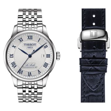 Tissot Le Locle Powermatic 80 20th Anniversary herreur i stål