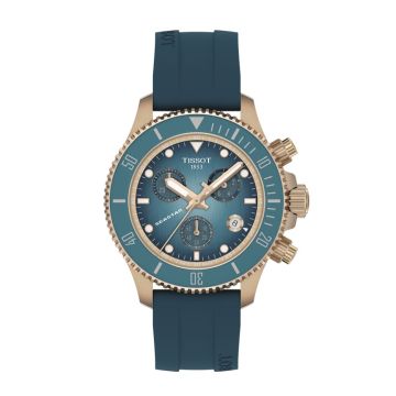Tissot Seastar 1000 Quartz Chronograph ur i turkis - Ø38mm