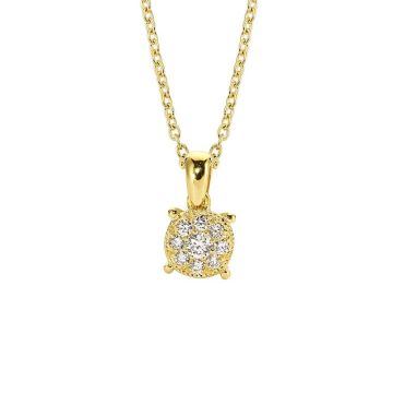 Nuran Coronet vedhæng i guld med diamanter - uden kæde