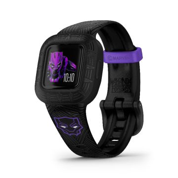 GARMIN Vivofit jr. 3 Marvel Black Panther børnearmbåndsur med aktivitetstracker, Special Edition